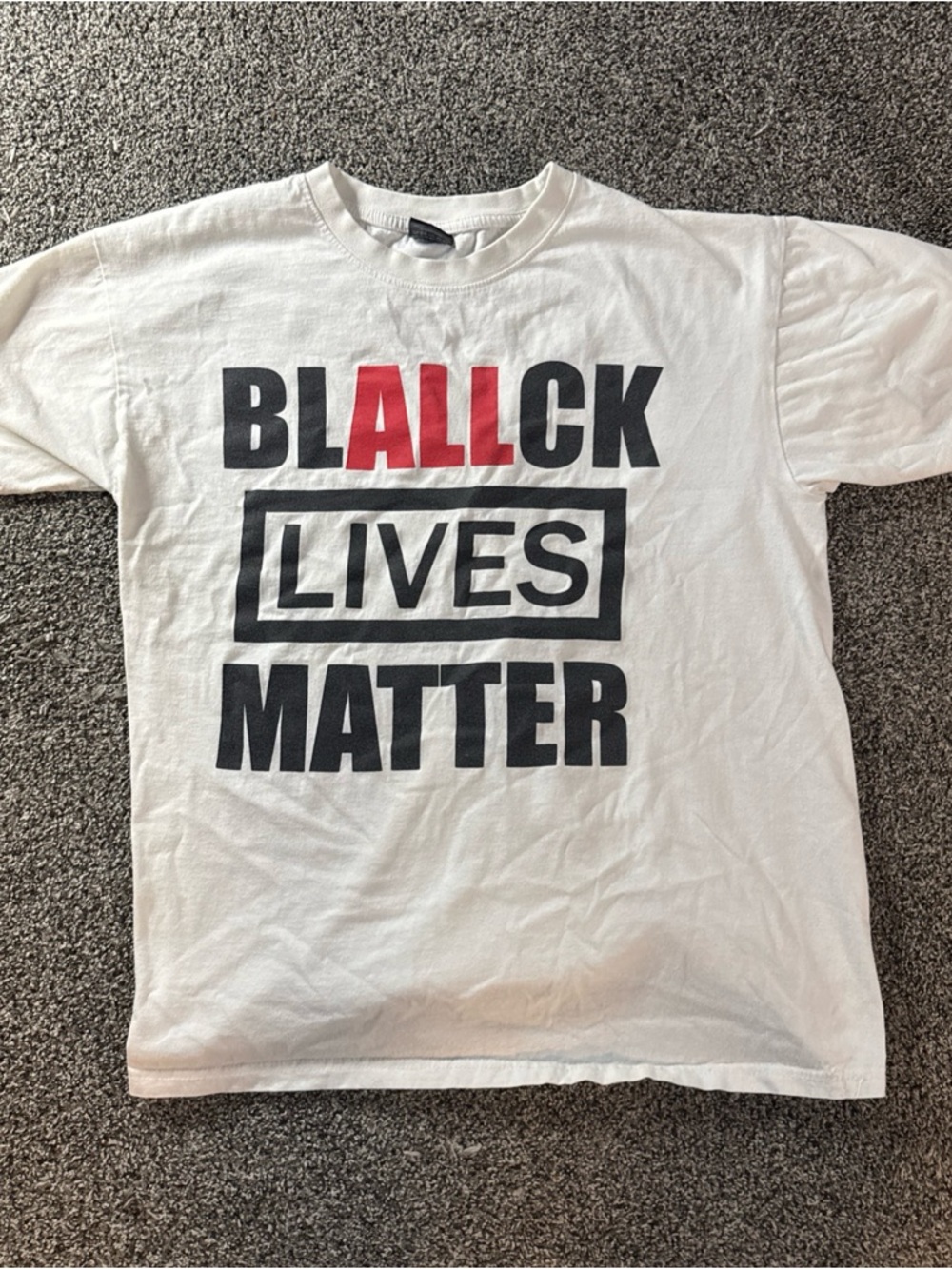 BL(ALL)CK Lives Matter - Printed Tee T-shirt Women’s X-Large XL